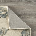 thumbnail image 4 of 7â€™ x 9' Beige and Blue Filigree Area Rug, 4 of 5