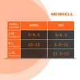 thumbnail image 3 of Merrell Mens 3 Pack Cushioned Performance Hiker Socks Low/Quarter/Crew Socks, 3 of 4