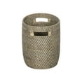 thumbnail image 5 of Kouboo Loma Oval Rattan Magazine Rack, Woven Storage Basket  Book, Magazine Holder, Black Wash, 5 of 5