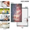 thumbnail image 2 of Dreamtimes Firework American Flag Print Pure Cotton Hand Towels for Bath Decorative Guest Towels Fingertip Towels for Bathroom Spa Gym, 2-Piece, 16 x 28 inches, 2 of 7