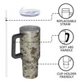 thumbnail image 4 of 40oz Tumbler with Handle and Straw, Vacuum Insulated Stainless Steel Travel Mug, Fits Car Cup Holder, Camo Print, 4 of 6