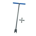 thumbnail image 4 of Llave para medidor de agua, resistente, multifuncional, de 4 vías, herramienta de plomería para jardín, herramienta para cortar el agua de grifos y 17 pulgadas azul, 4 of 8
