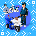 Kid Motorz Lil' Patrol 6Volt BatteryPowered RideOn Motorcycle