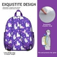 thumbnail image 3 of Adorable Alpaca Student Backpack – Cute Llama Cartoon Pattern with Kawaii Design, Lightweight and Durable for School, 3 of 6
