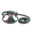 thumbnail image 2 of Esaierr Dog Vest & Harness 2 PCS Clothes for Small Medium Sized Dogs Cats Classic Christmas Plaid Outdoor Walking, 2 of 8