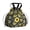 Sunflower and Flower, variant on Sunflower Black Pattern Drawstring Insulated Lunch Bag for Women, Stain-Resistant Large Lunch Tote with Multi-Pockets for Work Office