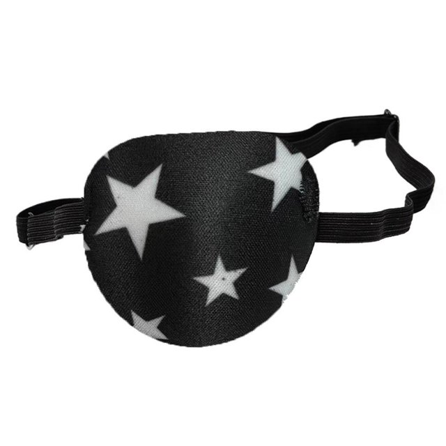 1PCS Eye Patch Groove-Eye Shade Concave Washable Soft Adjustable Strap