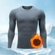 thumbnail image 1 of pstuiky camisetas de manga larga para hombre, Camisa básica de cuello redondo de color liso para hombre, de invierno, deportiva y fitness, además de terciopelo, cálida, de manga larga. salir tops l, 1 of 7