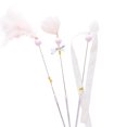 thumbnail image 3 of Cat Teaser Stick Cute 3PCS Fake Feather Soft Cat Wand Toy Pet Interactive Toy, 3 of 10
