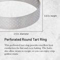 thumbnail image 2 of Tart Ring de Buyer, redondo, perforado, 6,35 cm de diámetro, 2,03 cm de altura, 2 of 4