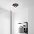 thumbnail image 6 of 45871-07 Livex Lighting Hillview - 1 Light Flush Mount in Contemporary Style - 8 Inches wide by 3.75 Inches high-Bronze Finish, 6 of 7