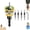 Gold, variant on Two-Flute Counterbore with Depth Stop, Adjustable Depth Drill Bit Set with 1/4 Inch Hex Shank, Tapered Countersink Bits for Wood, Metal, MDF, Aluminum, DIY, Softwood & Hardwood (Red)