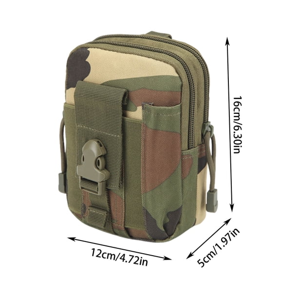 Yhmxh Riñonera táctica deportiva militar para exteriores, cinturón de estrategia deportiva, monedero, funda para teléfono móvil de 6 pulgadas, riñonera de estrategia militar para aficionados.
