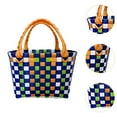 thumbnail image 6 of amagogo Woven Handbag Waterproof Beach Pouch Summer Multipurpose Travel Bag Tote Bag D, 6 of 9