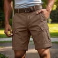 thumbnail image 3 of Cargo Shorts for Men Loose Fit Mens Cargo Bermuda Shorts Lightweight Outdoor Fishing Casual Shorts, 3 of 6