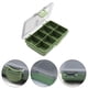 thumbnail image 4 of Caja de cebo para aparejos de pesca, equipo de contenedor de cebo para señuelos de peces (2 rejillas), 4 of 5