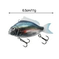 thumbnail image 5 of DAMIFU Vib 3D Soft Fishing Lures Dynamic Swimbait Vibration Sinking Sea Fishing Baits, 5 of 9