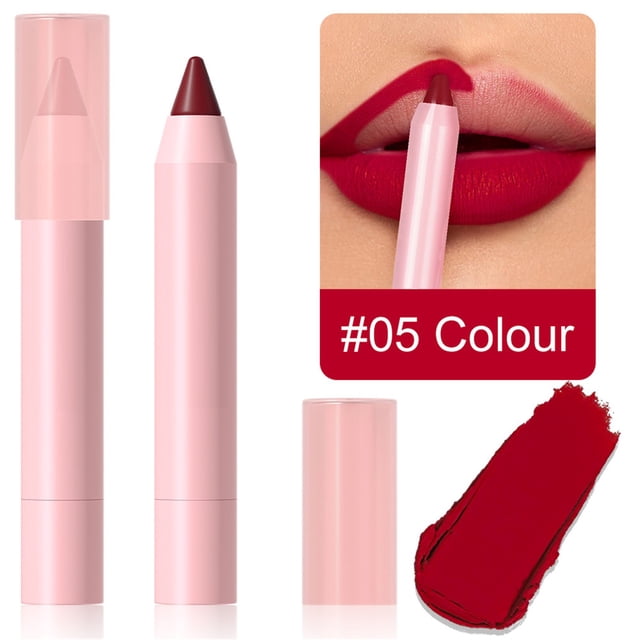 18 Color Mouth Red Pen Lipliner Durable Makeup Does Not Fade 2.8G, Lip Liner