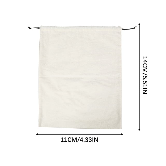 Bolsa de Viaje Pequeña Bolsa de Hebilla de Cordón de Flanela de Algodón Puro, Almacenamiento para Ropa de Viaje Ropa Interior Y Accesorios Organización