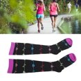 thumbnail image 1 of 1 Pair Compression Socks, For Athletes Nurses Increase Circulation Muscle Recovery Sports Compression Socks For Running Cycling, 1 of 8