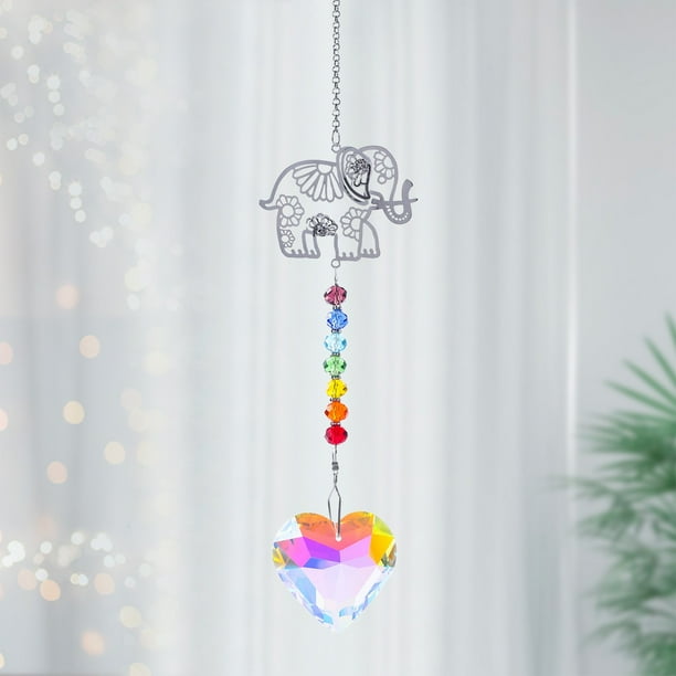 pstuiky Atrapasueños de cristal decoración para el hogar y el jardín colgante para atrapar el sol.
