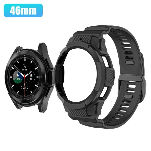 Case Bands Compatible with Samsung Galaxy Watch 4 Classic 42mm, Quick Release TPU Replacement Strap Fit for Watch 4 Classic - Walmart.com