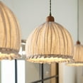 thumbnail image 3 of Arturesthome American Pastoral Style Linen Cotton pendant light, 3 of 13
