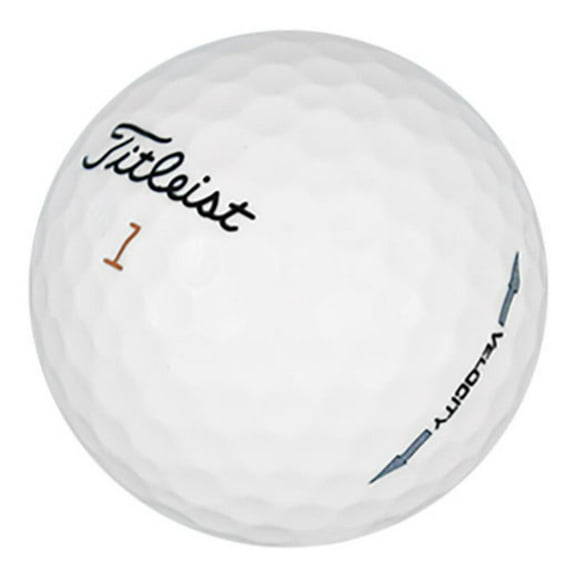 Pre-Owned Titleist Velocity Golf Balls, Near Mint / AAAA Quality, 100 Pack