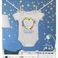 thumbnail image 3 of Shop4Ever  Autism Awareness Hands in Heart Baby Baby's Bodysuit Infant Cotton Romper 6 Months Heather Grey, 3 of 5