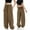 Brown, variant on pstuiky Women's Sweatpants, Solid Color Loose Long Drawstring High Waisted Trousers with Pockets Comfy Workout Pants Army Green L