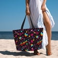 thumbnail image 6 of Xecao Lgbt Rainbow For Pride for versatile beach bag for women includes zipper pockets and waterproof material, ideal for vacations and adventures., 6 of 7