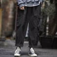 thumbnail image 2 of Pantalon Cargo Hombre Sueltas Pierna Ancha Multibolsillos, 2 of 7