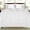 White, variant on Sweet Home Collection Bed-In-Bag Marble Print Set