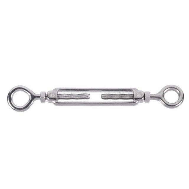 SUTENGDA Length Adjustable Eye and Eye Turnbuckle 1Set Stainless Steel Wire Tensioner for Cable Management