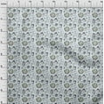 thumbnail image 4 of oneOone Polyester Lycra Sky Blue Fabric English Breakfast Sewing Craft Projects Fabric Prints By Yard 56 Inch Wide, 4 of 5