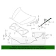thumbnail image 2 of New Genuine Nissan Rod-Hood Support 657715RB0A / 65771-5RB0A OEM, 2 of 10