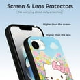 thumbnail image 3 of Melody Hello Kitty Compatible with iPhone 16 E Case Full Covered Soft Slim Rugged TPU Phone Case Shockproof Non-Slip Anti-Fingerprint Basic Cases Protection, 3 of 5