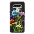 thumbnail image 1 of MUNDAZE LG Stylo 6 Purple Yellow Red Spring Flowers Floral Shockproof Clear Hybrid Protective Phone Case Cover, 1 of 5