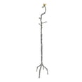 thumbnail image 1 of 71 Inch Modern Aluminum Coat Stand, Branch Accent, Perched Bird, Silver, 1 of 3