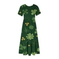 thumbnail image 4 of IROINNID Summer Dresses for Women 2024, Plus Size Wedding Guest Maxi Dresses for Women , Round Neck and Short Sleeve Pullover Vacation Dresses, 4 of 4