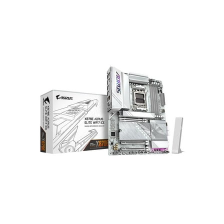 GIGABYTE X870E AORUS ELITE WIFI7 ICE AM5 AMD X870E ATX Motherboard