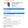 thumbnail image 2 of Heater Core - Compatible with 1971 - 1976 Plymouth Scamp 1972 1973 1974 1975, 2 of 2