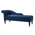 thumbnail image 5 of Harrison Tufted Roll Arm Chaise Lounge, Midnight Blue, 5 of 13