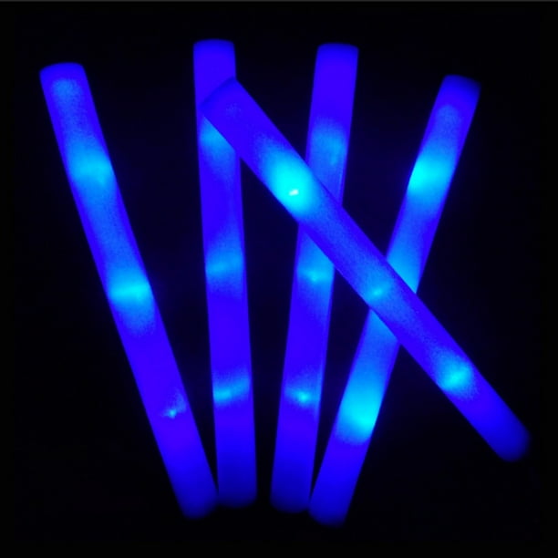 1 Pcs Foam Glow Sticks Bulk, Halloween Party Favors, LED Light up Foam