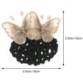 thumbnail image 4 of 2 soportes para moños con forma de mariposa para mujer, redecilla de malla única para enfermeras y azafatas, 4 of 8