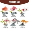 thumbnail image 3 of Jierger 6pcs Decoration Fish Pond Decoration Swimming Toys for Decorating Fish Tanks Artificial Aquarium Fish RealisticGoldfish Ornament Decorations for Aquarium Tank, 3 of 9