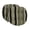 Eastbay Onyx, variant on 16-inch Outdoor Spun Polyester Tufted Chair Cushion (Set of 2) - Tucuman Ebony