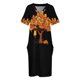 thumbnail image 4 of Vestido holgado con bolsillos y diseño de árbol de gato, mono de verano para mujer, ropa para ocasiones formales., 4 of 7