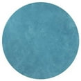 thumbnail image 2 of HomeRoots 349767 Tapis Rond en Polyester Surligneur Bleu 8 Pieds, 2 of 2