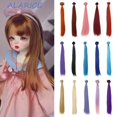 thumbnail image 2 of ALARICE Muñeca Peluca Fasion Fluffy 17cm Marrón Sintético Negro Resistente Al Calor Fibra Natural Rubia Juguetes Para Niños Pelos, 2 of 4